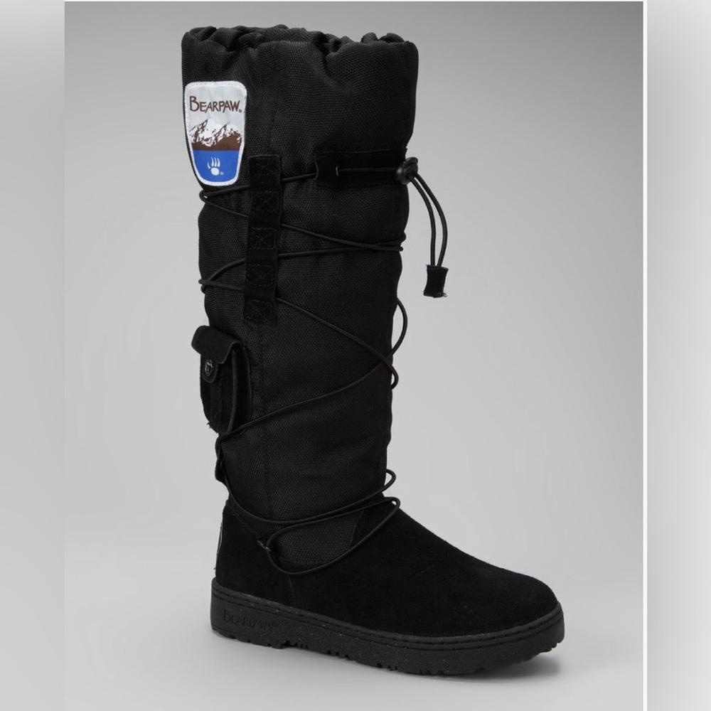 BearPaw Black Suede Boreal Boot - Women